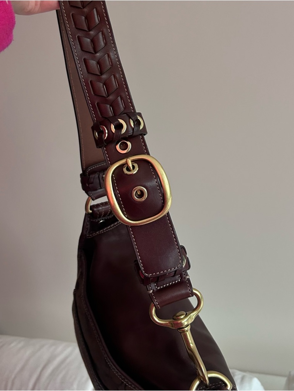 Vintage COACH Bleecker Legacy Flap Brown Leather Shoulder Bag 11434 - Picture 6 of 11